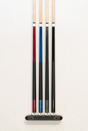 Професійний більярдний кий Hardy Pool Uni Serie, 2-секційний, 147 см, з ручкою з екошкіри, 12,5 мм багатошаровий наконечник, швидкознімний сталевий замок, червоний, синій, сірий, чорний