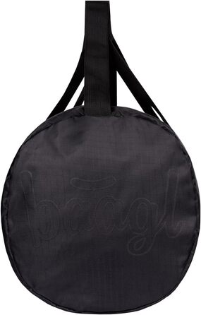 Спортивна сумка Baagl для дітей, хлопчиків та підлітків – компактна, складана, 22 л (чорний)