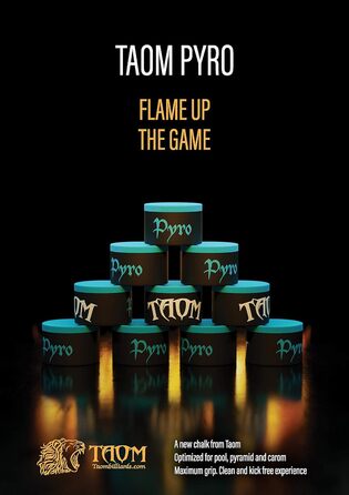 Крейда для більярду TAOM PYRO, синій - аксесуар для більярду