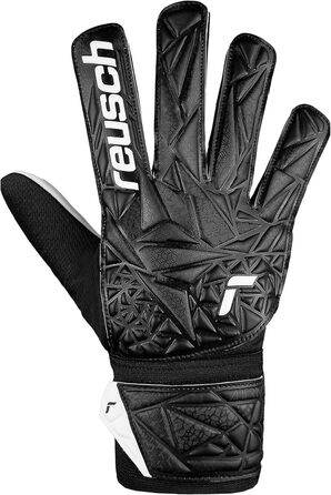 Воротарські рукавички Reusch Attrakt Starter Solid Junior - чорні, для дітей та підлітків