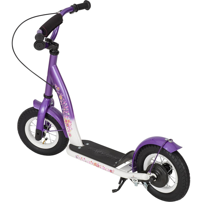 Дитячий самокат STAR SCOOTER з надувними колесами 10 дюймів, для хлопчиків і дівчаток від 4 років, класичний ролер, безпечне тестування