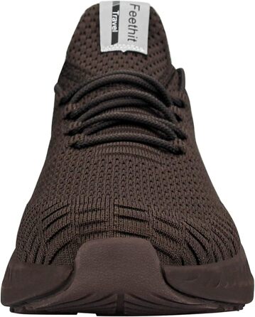 Жіночі кросівки Feethit для бігу та фітнесу: легкі, дихаючі, з гумовою підошвою. Білий, чорний, коричневий кольори. Розмір 36 EU