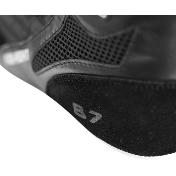 FOX-FIGHT Кросівки для бойових мистецтв | для жінок та чоловіків | дихаючі, гнучкі | замша | для боротьби, атлетики, фітнесу, бодібілдингу (43 EU, Full Black B7)