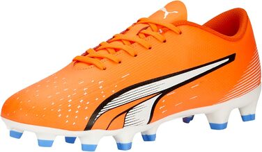 Жіночі кросівки PUMA Ultra Play для штучних поверхонь, розмір 39 EU, кольори: ультра-оранжевий, білий, синій з глітером