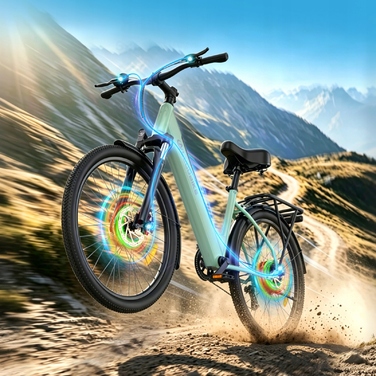 Унісекс електровелосипед ALLGOBIKE AM27: 250W, 15Ah, запас ходу 100км, колеса 27.5