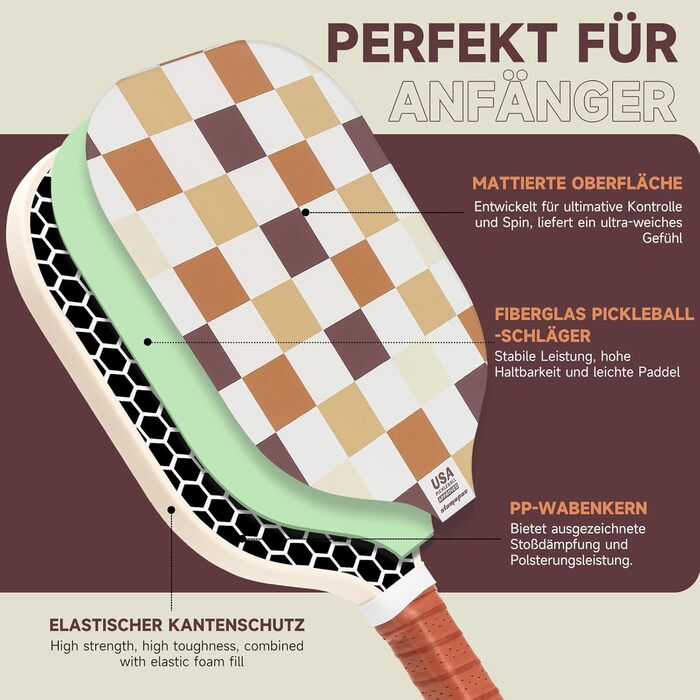 Набір для піклболу: 4 ракетки, м'ячі та сумка | Піклбол для початківців | Графіт та скловолокно