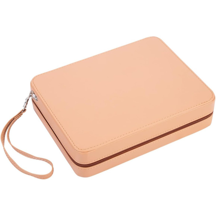 Чемоданчик для настільної гри шашки Engelhart 9 дюймів бежево-оранжево-чорний