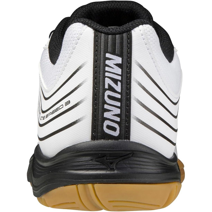 Дитячі кросівки Mizuno Cyclone Speed 3 для дівчаток, біло-чорні (3 Big Kid)