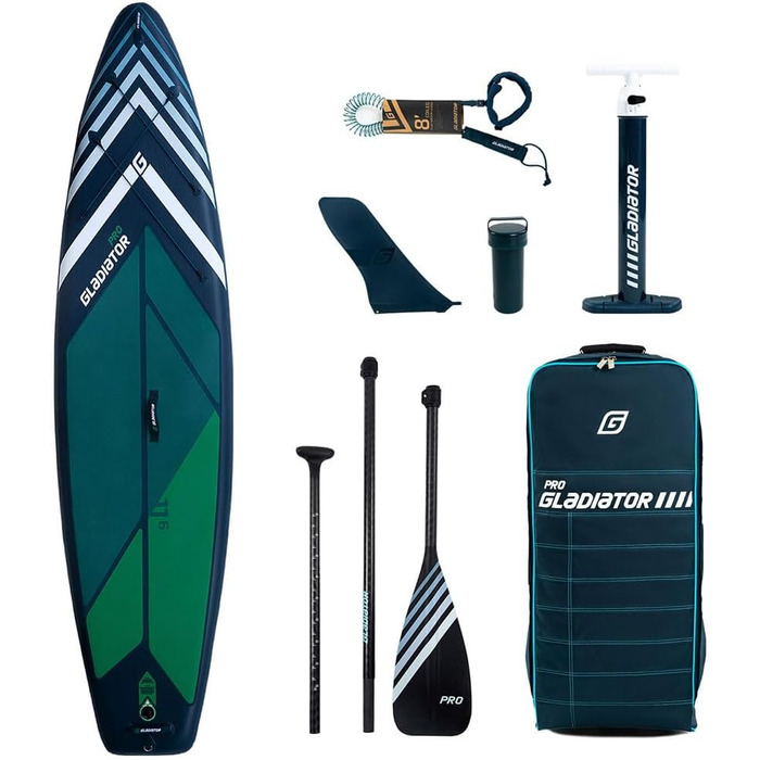 Надувна SUP-дошка Gladiator Pro 11'6 з аксесуарами для початківців і досвідчених, дошка для серфінгу Campsup
