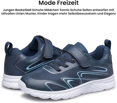 Дитячі кросівки Raoendis для хлопчиків та дівчаток: зручні, дихаючі, для занять спортом та активного відпочинку (26 EU, морська блакить)