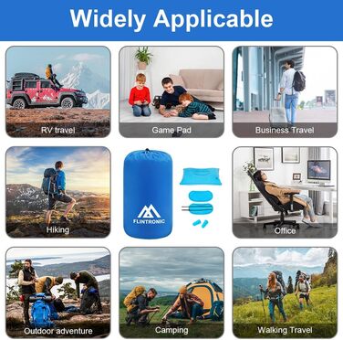 Сплячий мішок Flintronic для кемпінгу та подорожей, легкий, компактний, 210 x 75 см