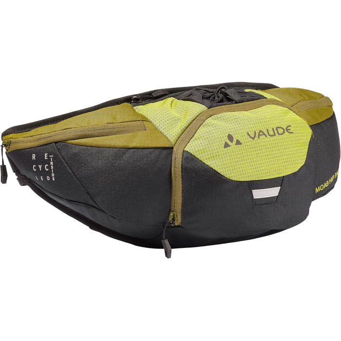 Поясна сумка VAUDE Moab Hip Pack 4, яскраво-зелена, універсальний розмір