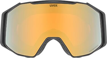 Uvex Gravity FM: Скі-маска універсального розміру (чорний матовий/золотий-прозорий)