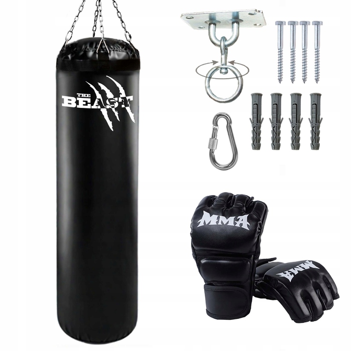 Боксерський набір Impact: боксерський мішок 150 см, 40 кг