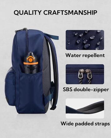 WATERFLY 20L легкий рюкзак для школи, ноутбука та подорожей – міський та трекінговий рюкзак для чоловіків і жінок