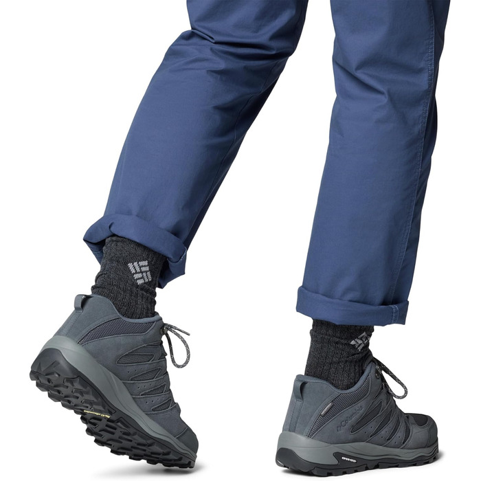 Чоловічі трекінгові черевики Columbia Redmond™ IV Mid Waterproof, 42 EU, Graphite Citron Haze