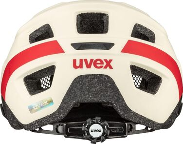 Велошолом Uvex Access для MTB, унісекс, легкий, регульований розмір, вентиляція, червоний матовий, 52-57 см