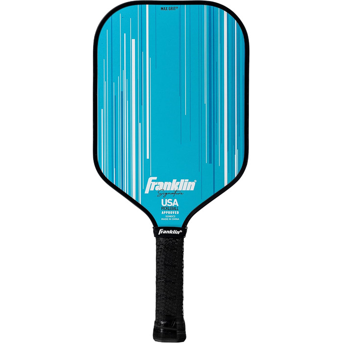Професійна ракетка для піклболу Franklin Sports Signature Series з покриттям MaxGrit, турнірна, сертифікована USAPA