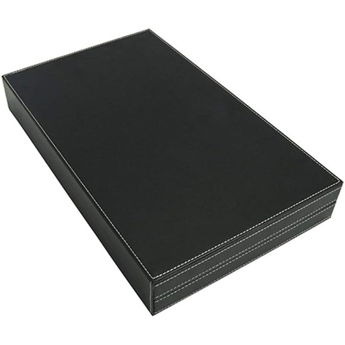 Набір для нард Jiakalamo, дорожній, з PU-шкіри, складна дошка 38×23×5,5 см, настільна гра для дорослих і дітей