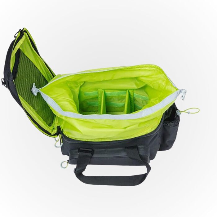 Велосумка Basil Miles XL MIK, водонепроникна, для багажника, з ручкою, 31×23×20 см, лайм