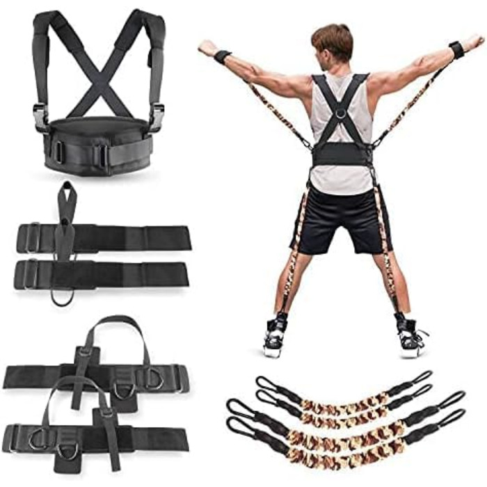 Резинки для боксу та ММА: повний комплект для тренувань з опором 240LB