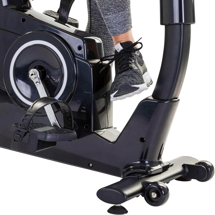 Велотренажер Tunturi FitCycle 70i/50i з LCD-дисплеєм, 32 рівнями навантаження, додатками Zwift та Tunturi Routes, сенсором пульсу, для дому, до 150 кг