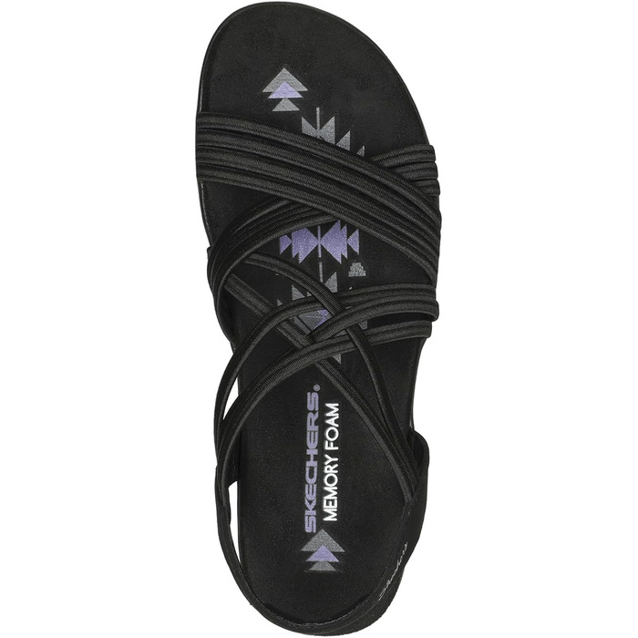 Жіночі сандалії Skechers Reggae Slim Sunnysides, чорний колір, 37 EU