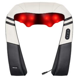 Масажний накид для крісла з підігрівом та 3D масажем, Shiatsu масажер для спини з 3 рівнями інтенсивності, Romm (V-WMN01)