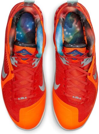 Кросівки баскетбольні Nike Lebron IX для жінок, 37.5 EU, помаранчевий, з відбиваючими елементами