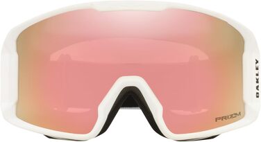 Гірськолижна маска Oakley Line Miner XM Prizm, матова біла, лінза Prizm Sage Gold