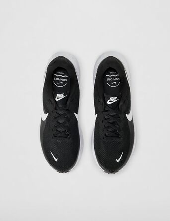 Кросівки Nike Revolution 8 для бігу по місту, жіночі, HJ8485 (44.5 EU, чорний/білий/сірий)