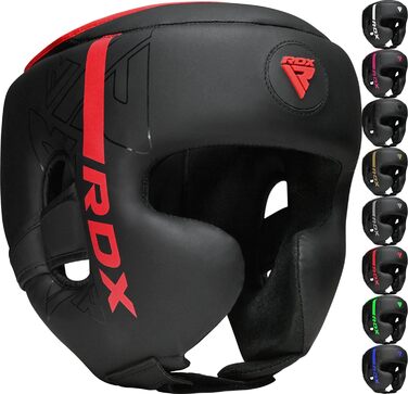 Захисний шолом для боксу RDX, кікбоксингу, MMA, Muay Thai, карате, тхеквондо – спаринговий боксерський шолом із синтетичної шкіри Maya Hide, для тренувань і змагань