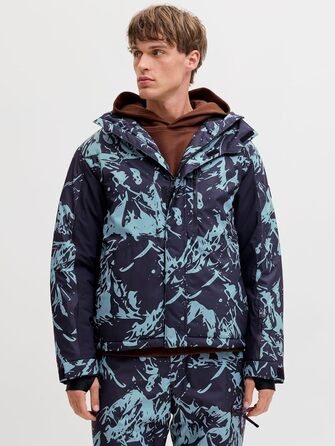 Куртка чоловіча JACK & JONES Shell-Jacke SKI AW25, розмір XL, мінерально-синій