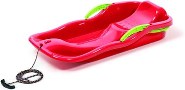 Сани Prosperplast Race червоні - пластикові, міцні, морозостійкі, легкі, 87x40x18 см