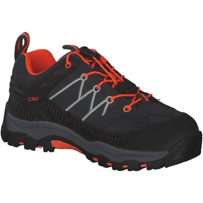 Дитячі трекінгові черевики CMP Rigel Low Wp для хлопчиків, Антрацит/Помаранчевий, 33 EU