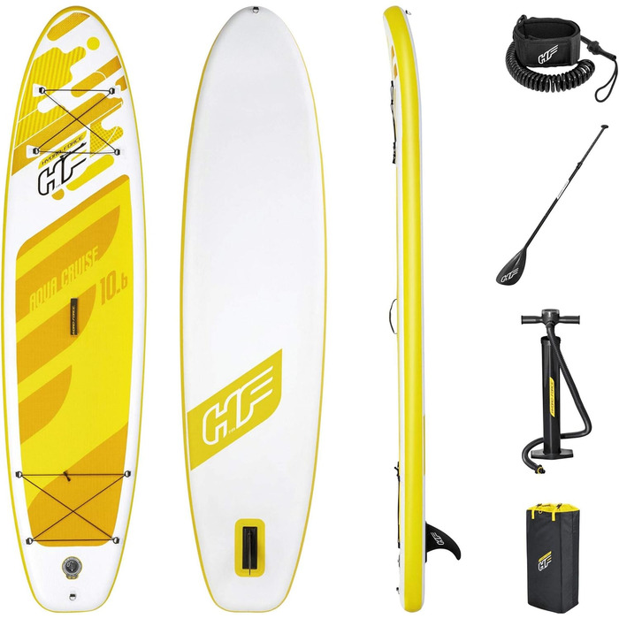 Надувна SUP-дошка Hydro-Force Aqua Cruise 320x76x12 см для турінгу, комплект