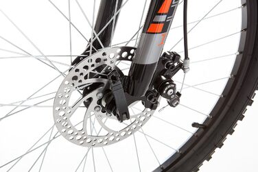 Дитячий гірський велосипед 20'' Moma Bikes, алюмінієвий, 6 швидкостей Shimano, дискові гальма, передня амортизація