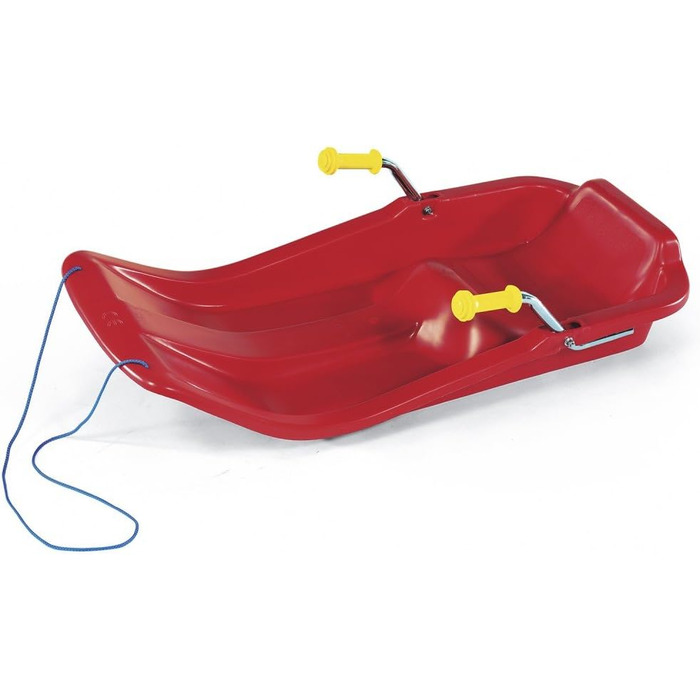 Дитячі санки Rolly Toys rollyJetstar, металеві гальма, пластикова чаша, ергономічне сидіння, для дітей від 3 років, червоні