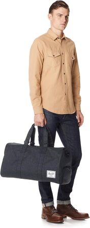 Спортивна сумка Herschel Novel 42.5 л чорна в клітинку