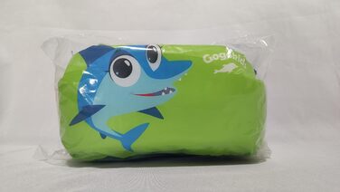 Надувні рукавики для плавання Gogokids Green Shark для дітей 2-6 років (15-30 кг)