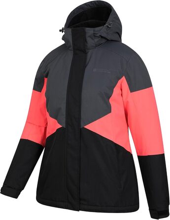 Жіноча гірськолижна куртка Mountain Warehouse Moon - тепла, непромокальна, з мікрофлоком, регульована капюшон, рожевий колір