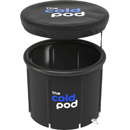 Крижана ванна The Cold Pod 440 л для атлетів з кришкою, портативна складна ванна для криотерапії, для дому та вулиці, для дорослих