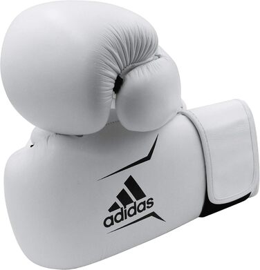 Боксерські рукавички adidas зі шкіри для тренувань, фітнесу, кікбоксингу, спарингу, 10-16 унцій, 284-455 г