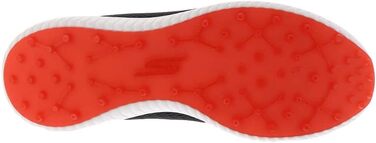 Чоловічі гольф-туфлі Skechers Elite 5 Range Relaxed Fit, водонепроникні, без шипів (40 EU, чорний/червоний)