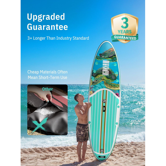 Надувне SUP-борд Niphean з сидінням та аксесуарами, 320 см, для 2 осіб, до 200 кг, для будь-якого рівня майстерності