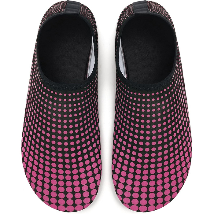 Аквашузи для плавання та йоги: легкі, швидковисихаючі, з антиковзким покриттям для жінок та чоловіків (39 EU), рожево-червоні