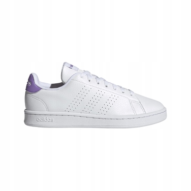 Жіночі кросівки adidas Advantage Cloudfoam, шкіра, білі, lifestyle, р. 38
