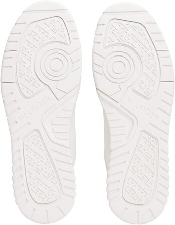 Чоловічі шкіряні кросівки Tommy Hilfiger Court Sneaker Basket Core Elegant, білий/екрю, розмір 46 EU