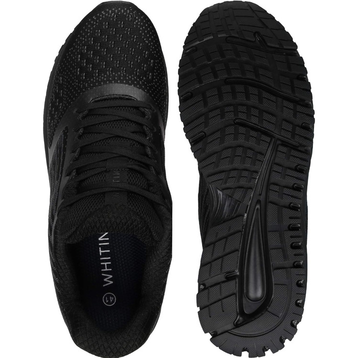 Чоловічі бігові кросівки Joomra Whitin з підтримкою, амортизація, чорний колір, розмір 43 EU
