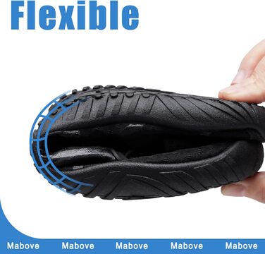 Водні черевики Mabove для жінок та чоловіків: купальні, пляжні, для плавання та серфінгу, зелені, 1924 (41 EU, чорний 795)